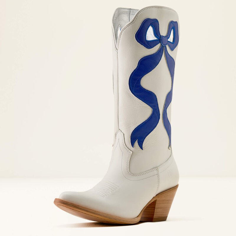 Ariat Beaux J Toe Western Boot Pearl/Wild Blue - 10080311 - Southern Soule Designs