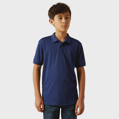 Ariat Boys TEK Polo Blue Depths 10058807 - Southern Soule Designs