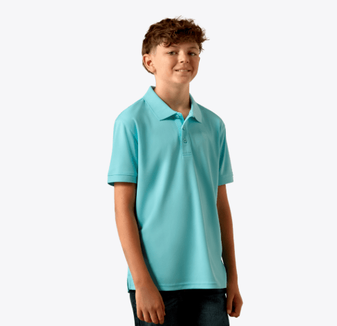Ariat Boy's Tek SS Angel Blue Polo 10073479 - Southern Soule Designs