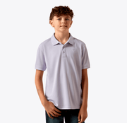 Ariat Boy's Tek SS Purple Heather Polo 10073485 - Southern Soule Designs