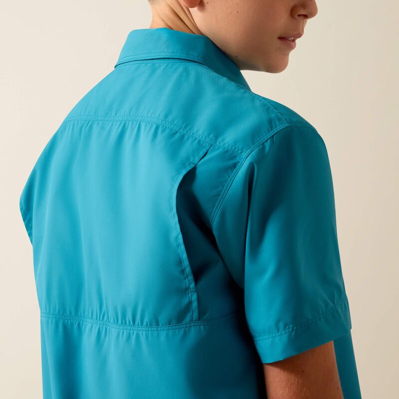 Ariat Boys VenTek Blue Moon Turquoise Shirt 10073499 - Southern Soule Designs