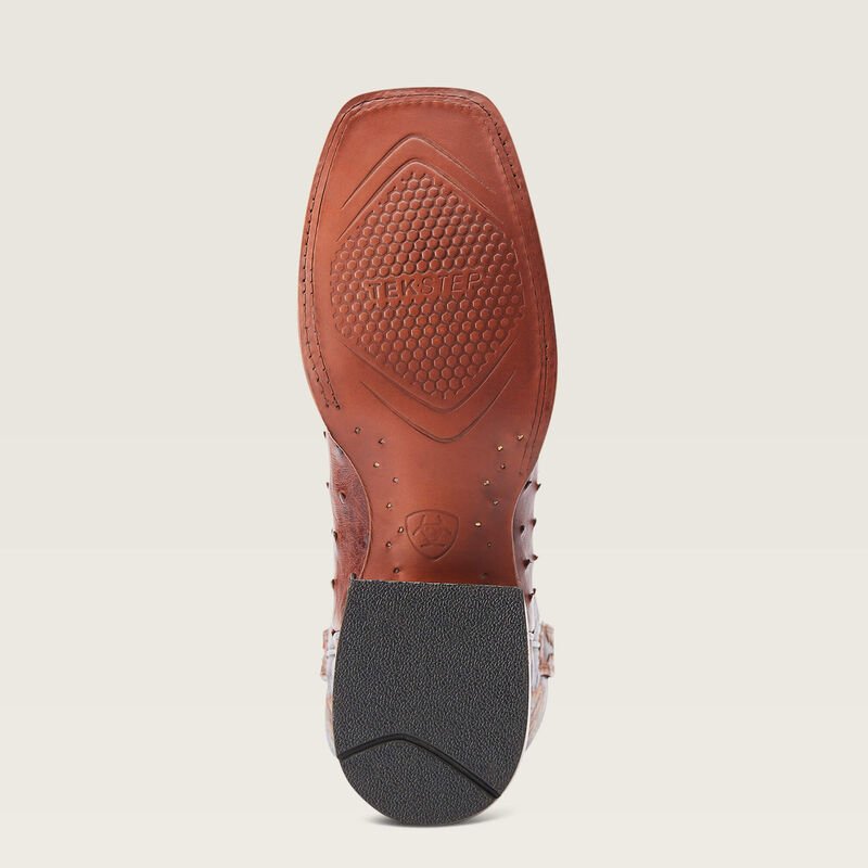 Ariat Broncy Cinnamon FQ Ostrich Boot 10044576 - Southern Soule Designs