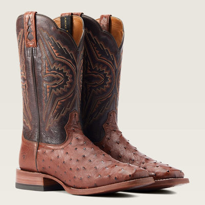 Ariat Broncy Cinnamon FQ Ostrich Boot 10044576 - Southern Soule Designs