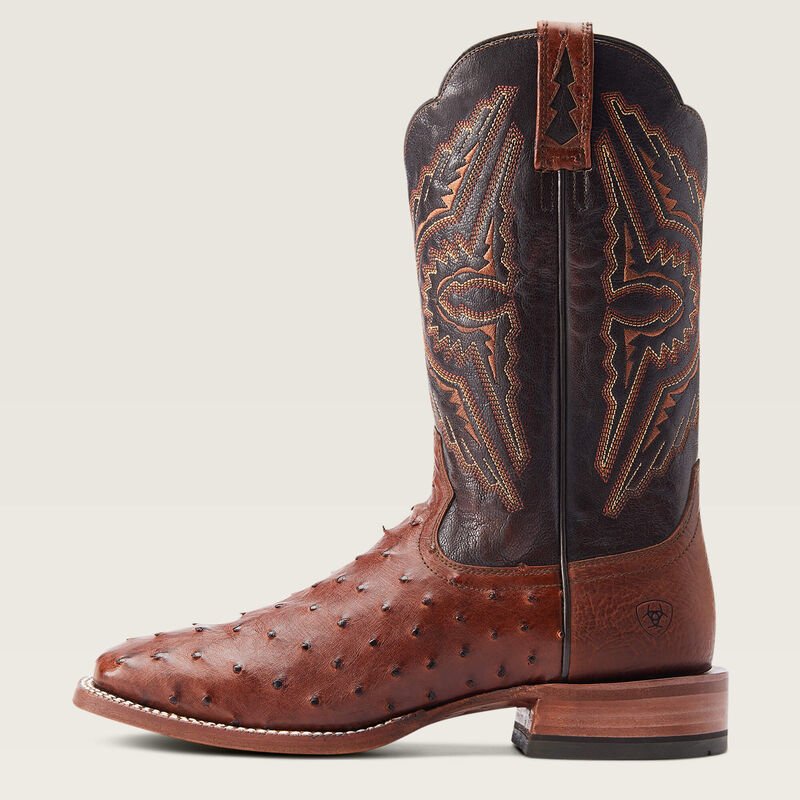 Ariat Broncy Cinnamon FQ Ostrich Boot 10044576 - Southern Soule Designs