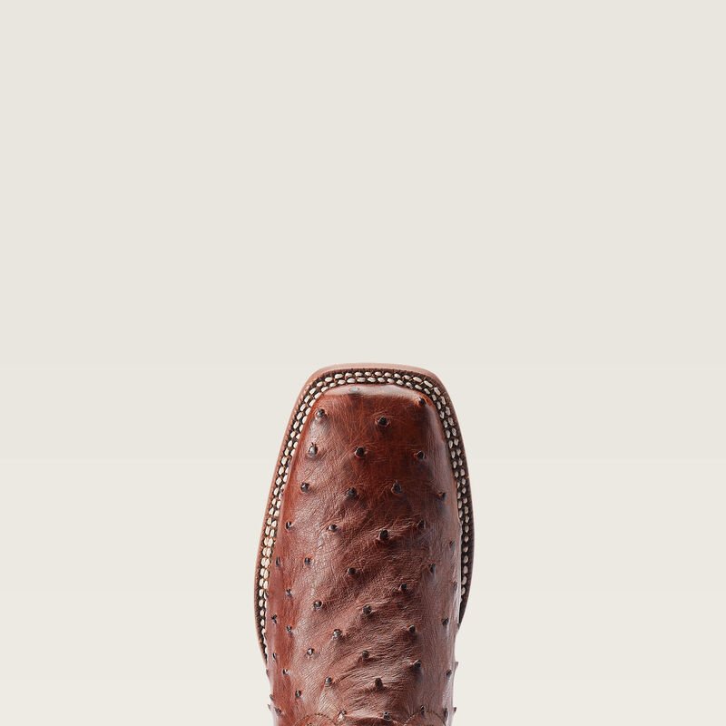 Ariat Broncy Cinnamon FQ Ostrich Boot 10044576 - Southern Soule Designs