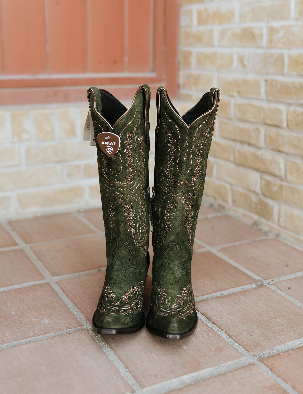 Ariat Casanova Soft Olive Suede 10074323 - Southern Soule Designs