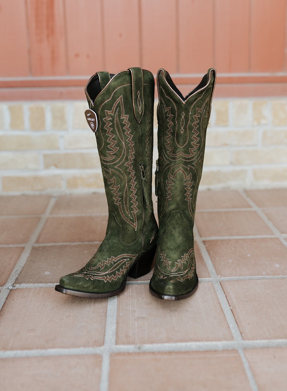 Ariat Casanova Soft Olive Suede 10074323 - Southern Soule Designs