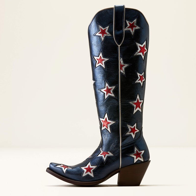 Ariat Casanova Star X Toe Western Boot Starlight Blue 10080446 - Southern Soule Designs