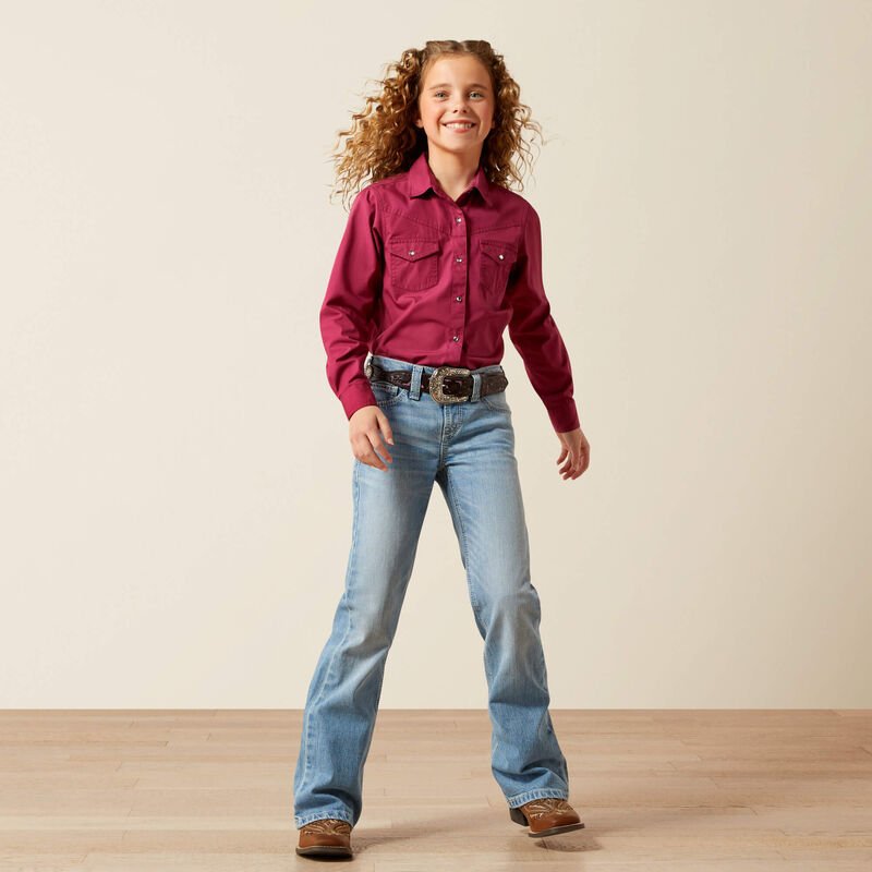 Ariat Girls Aisha Boot Cut Jean Porto 10065917 - Southern Soule Designs