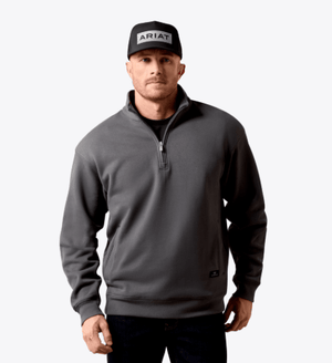 Ariat Men's 1/4 Zip Sweatshirt Dark Shadow 10079647 - Southern Soule Designs