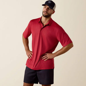 Ariat Men's 360 Airflow Scarlett Geo Print Polo 10073507 - Southern Soule Designs