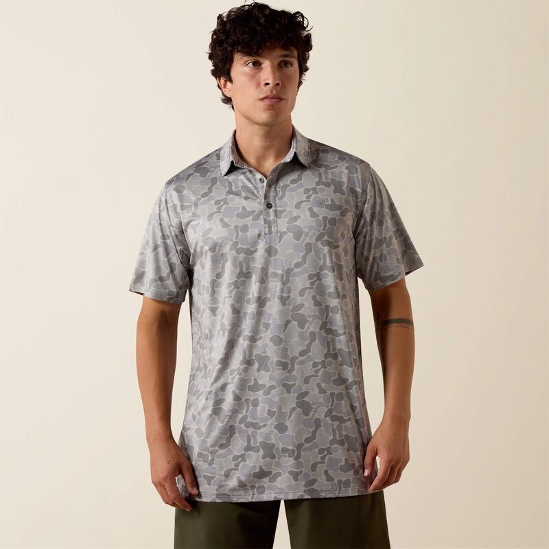Ariat Men's All Over Sky Rocket Camo Polo 10073436 - Southern Soule Designs