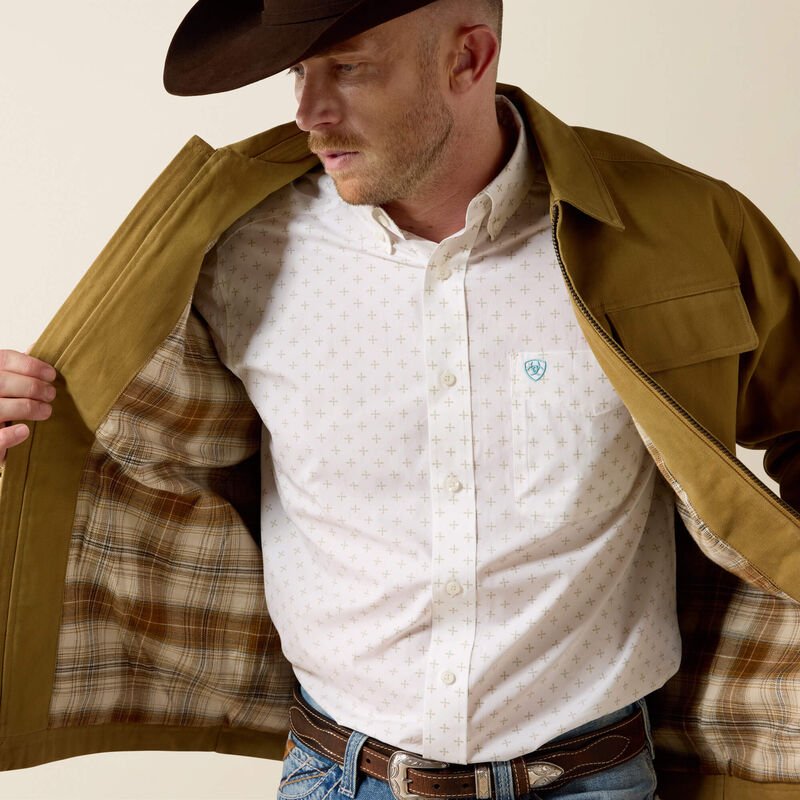 Ariat Men's Barn Jacket Antique Bronze 10079555 - Southern Soule Designs