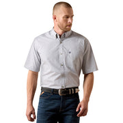 Ariat Men's Bosco Sleet Grey Geo Print Classic Shirt 10073526 - Southern Soule Designs