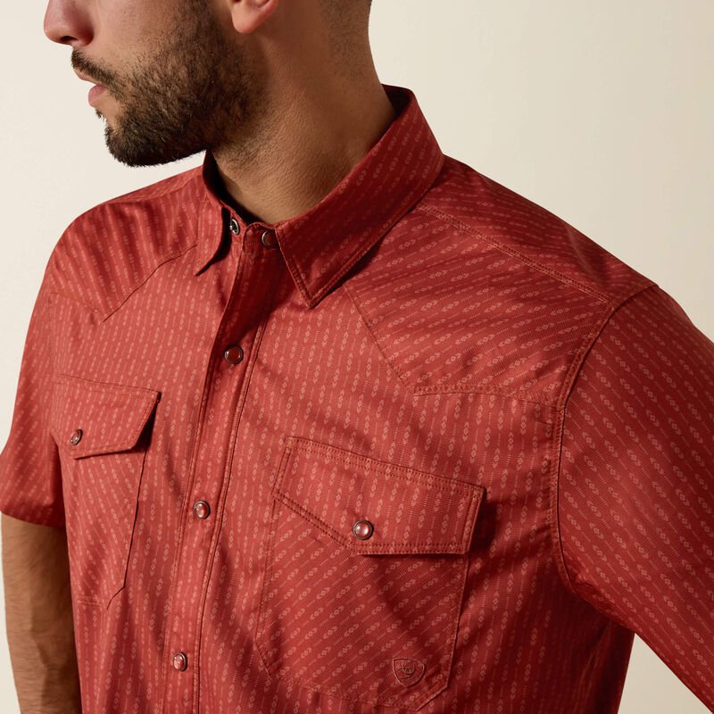 Ariat Men's Chili Oil VentTEK Western Snap Shirt 10073421 - Southern Soule Designs