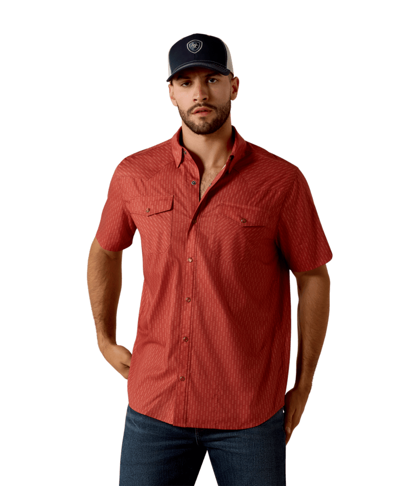 Ariat Men's Chili Oil VentTEK Western Snap Shirt 10073421 - Southern Soule Designs