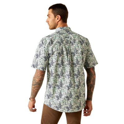 Ariat Men's Cyrus Short Sleeve Shirt Mint 10054820 - Southern Soule Designs