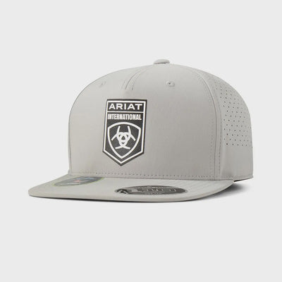 Ariat Men's FlexFit 110 Snap Back Performance Grey Cap A300089306 - Southern Soule Designs