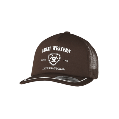 Ariat Men's Foam Screen Print Logo Brown Cap A300089002 - Southern Soule Designs