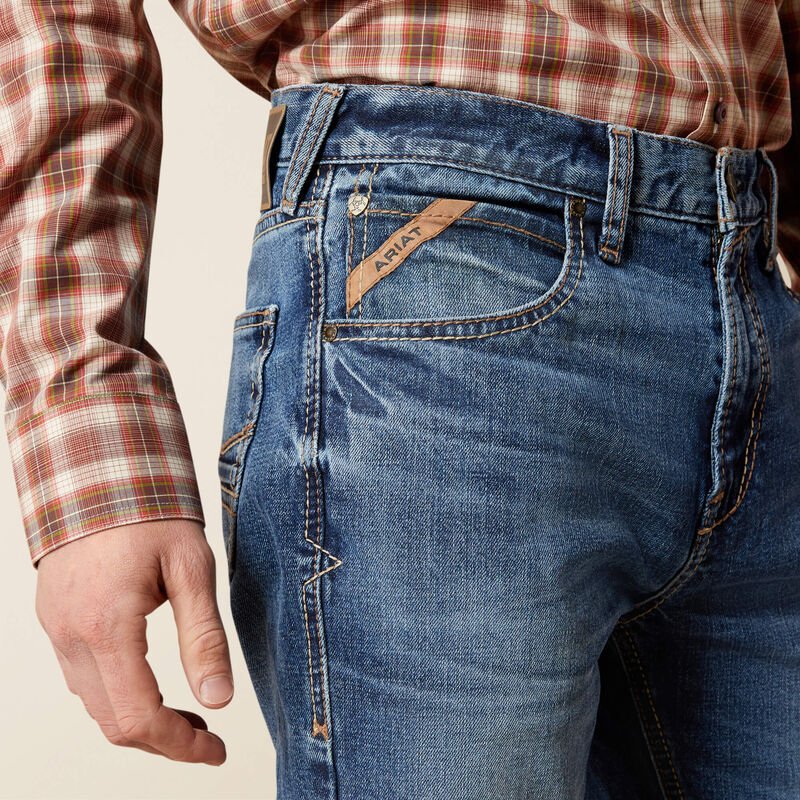 Ariat Men's M7 Rebel Classic Rise Straight Leg Jean Livermore 10065923 - Southern Soule Designs