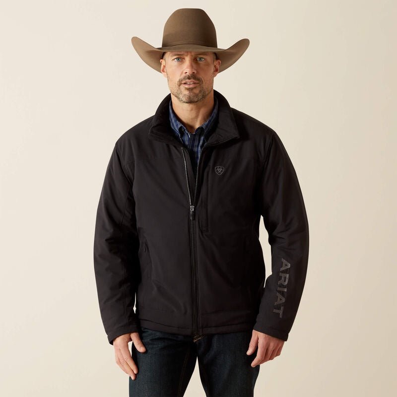 Ariat Men's Pioneer Stretchshell Jacket Black 10062508 - Southern Soule Designs