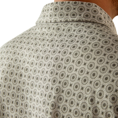 Ariat Men's Retro Polo Light Grey 10058842 - Southern Soule Designs