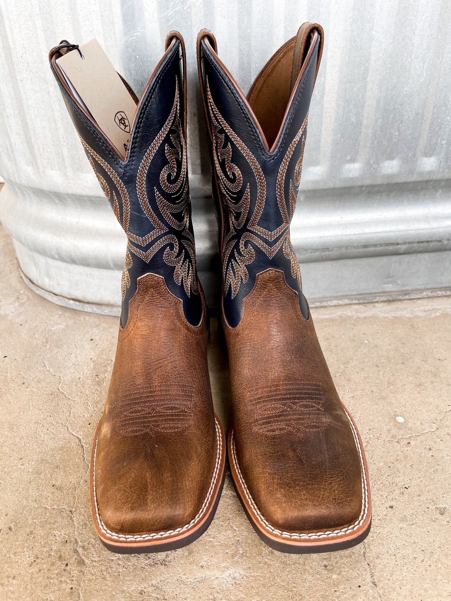 Ariat Men's Slingshot Rowdy Rust/Denim Boots 10044566 - Southern Soule Designs
