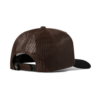 Ariat Men's Snap Back PU Patch Brown Cap A300065402 - Southern Soule Designs