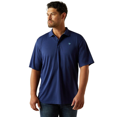 Ariat Men's Tek Polo Blue Depths 10058817 - Southern Soule Designs