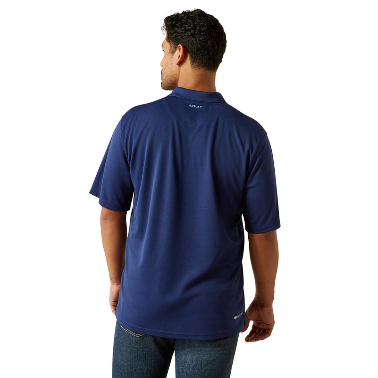 Ariat Men's Tek Polo Blue Depths 10058817 - Southern Soule Designs