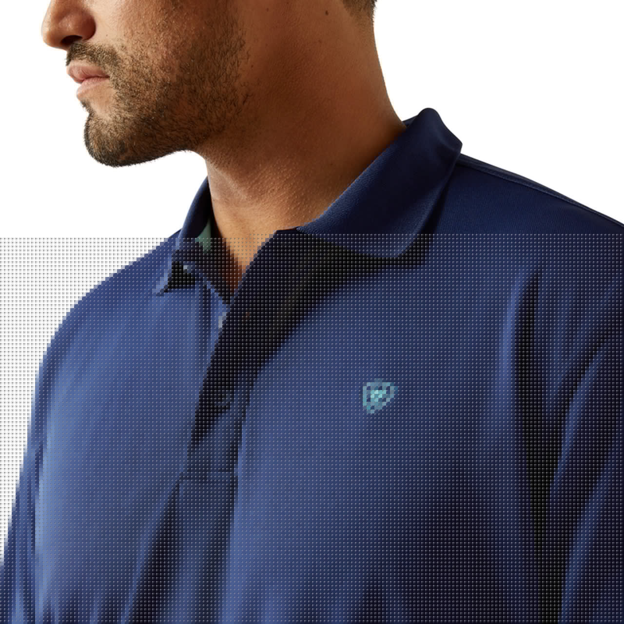 Ariat Men's Tek Polo Blue Depths 10058817 - Southern Soule Designs