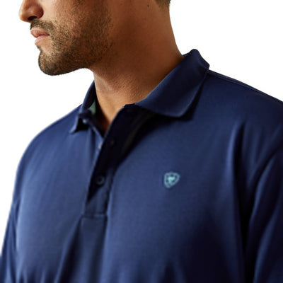 Ariat Men's Tek Polo Blue Depths 10058817 - Southern Soule Designs
