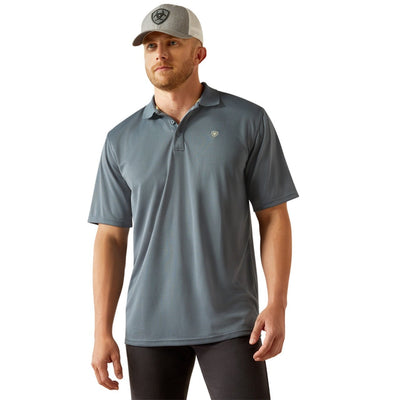 Ariat Men's Tek Polo Newsboy Blue 10055253 - Southern Soule Designs
