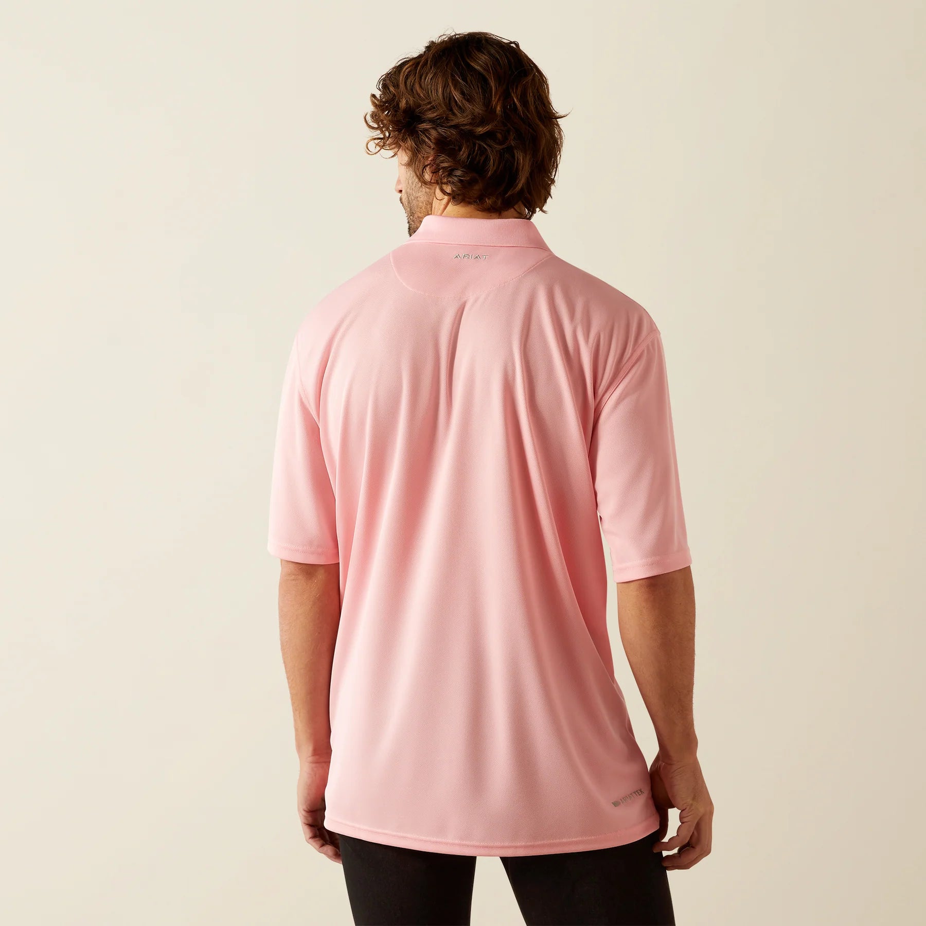 Ariat Men's Tek Polo Pink 10055252 - Southern Soule Designs