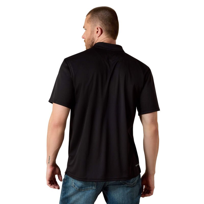 Ariat Men's Tek SS Polo Black 10009062 - Southern Soule Designs