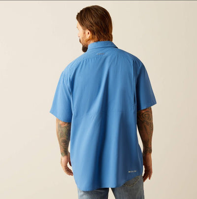 Ariat Men's VentTEK Classic Fit Short Sleeve Shirt Sapphire 10055241 - Southern Soule Designs