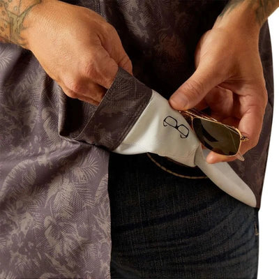 Ariat Men's VentTEK Outbound Classic Fit Short Sleeve Shirt Nine Iron 1055120 - Southern Soule Designs