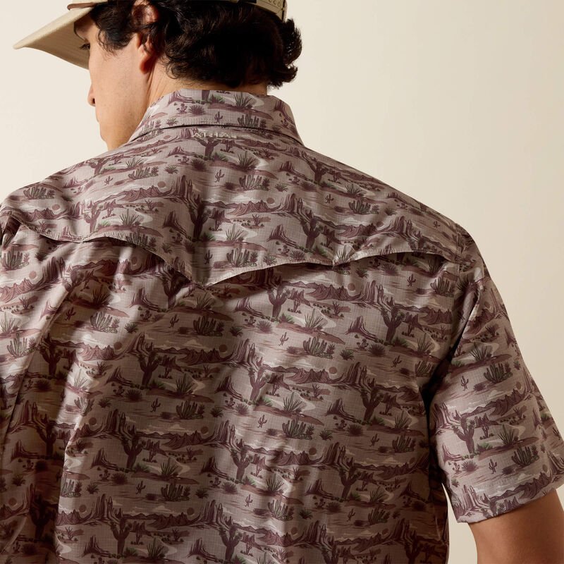 Ariat Men's VentTek Western Tuffet Southwest Landscape Snap Shirt 10073426 - Southern Soule Designs