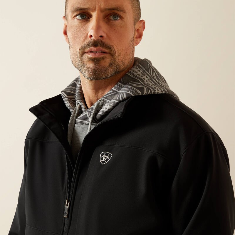 Ariat Men's Vernon Softshell Jacket Black 10062596 - Southern Soule Designs