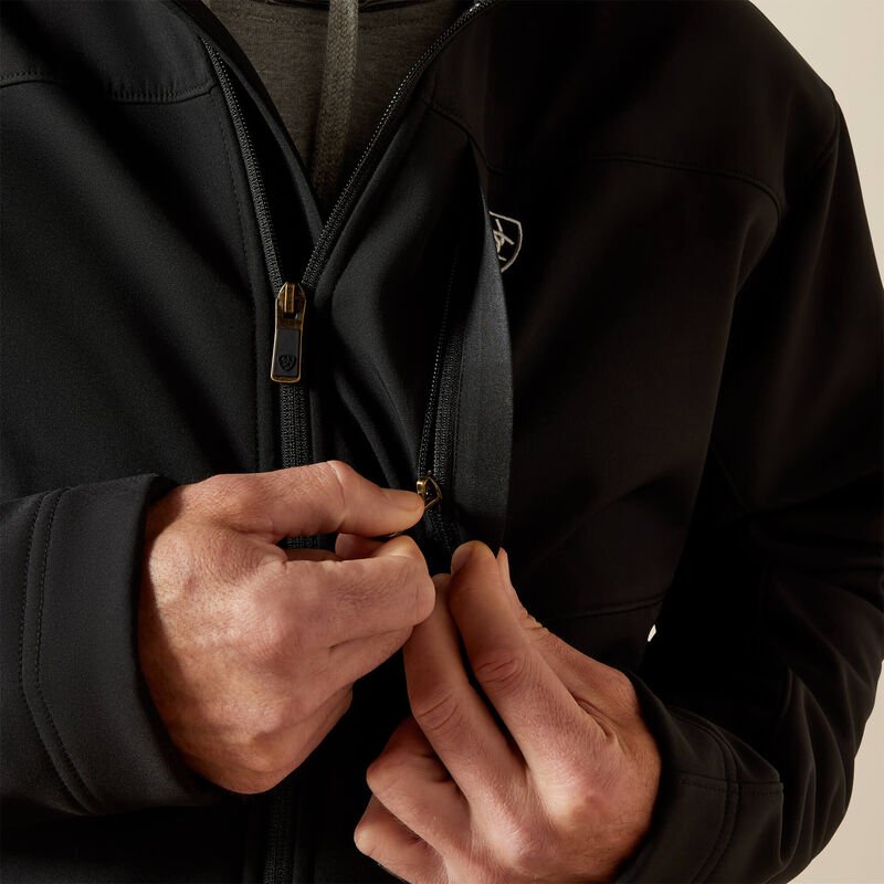 Ariat Men's Vernon Softshell Jacket Black 10062596 - Southern Soule Designs