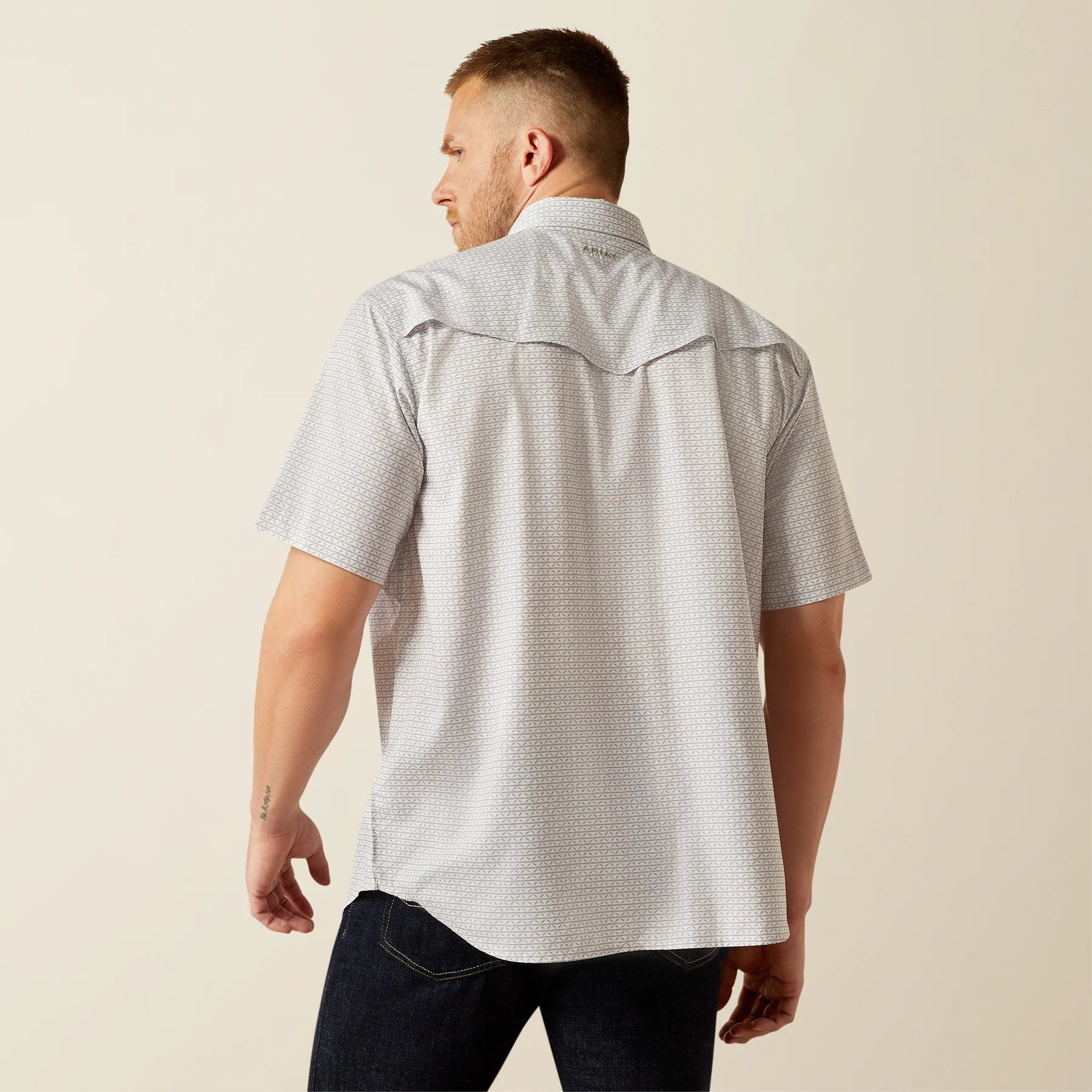 Ariat Men's Western VentTEK Classic Fit Shirt Moonbeam 10054483 - Southern Soule Designs