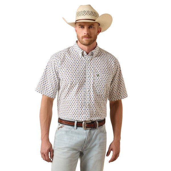 Ariat Men's White Seton Classic SS Shirt 10073528 - Southern Soule Designs