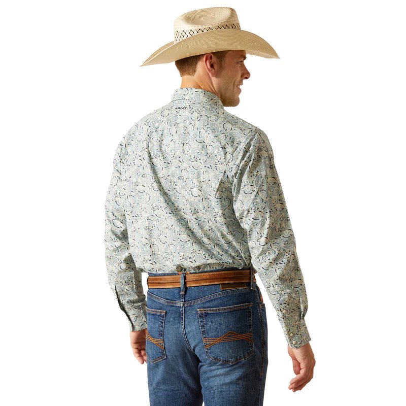 Ariat MNS Emery Snap LS Blue 10051349 - Southern Soule Designs