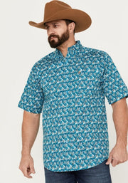 Ariat MNS Kavir Classic SS Enamel Blue - Southern Soule Designs