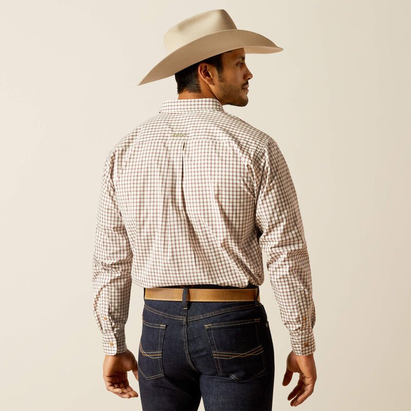 Ariat MNS Pro Sultan LS Shirt Off White 10052342 - Southern Soule Designs