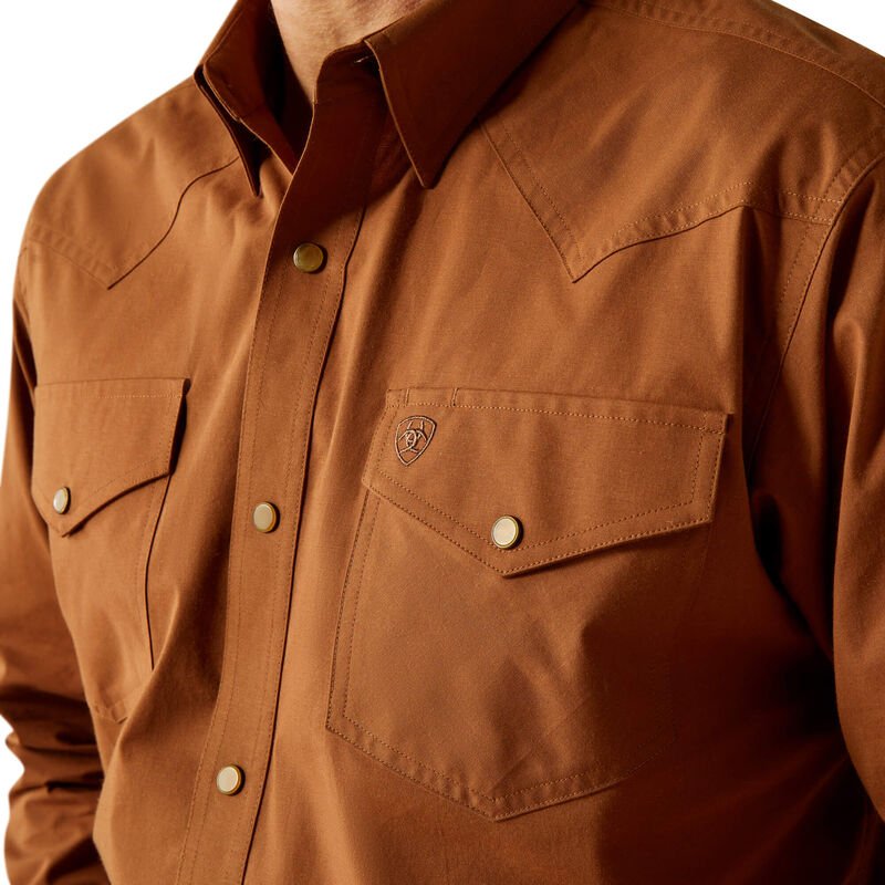 Ariat MNS Relentless Pursuit Classic Fit Long Sleeve Shirt Dachshund 10053939 - Southern Soule Designs