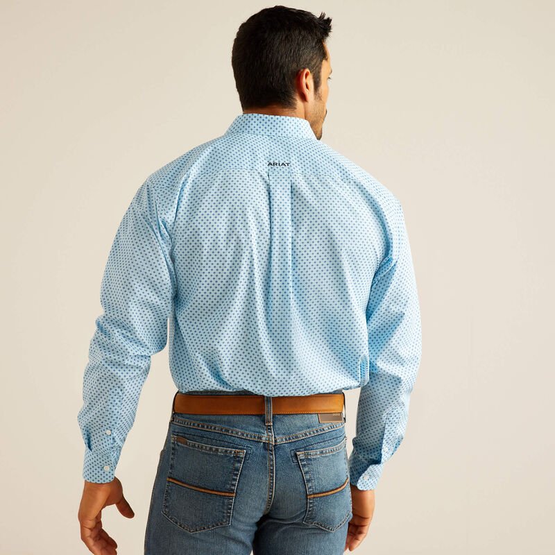 Ariat MNS Ricky LS Sky Blue 10048367 - Southern Soule Designs
