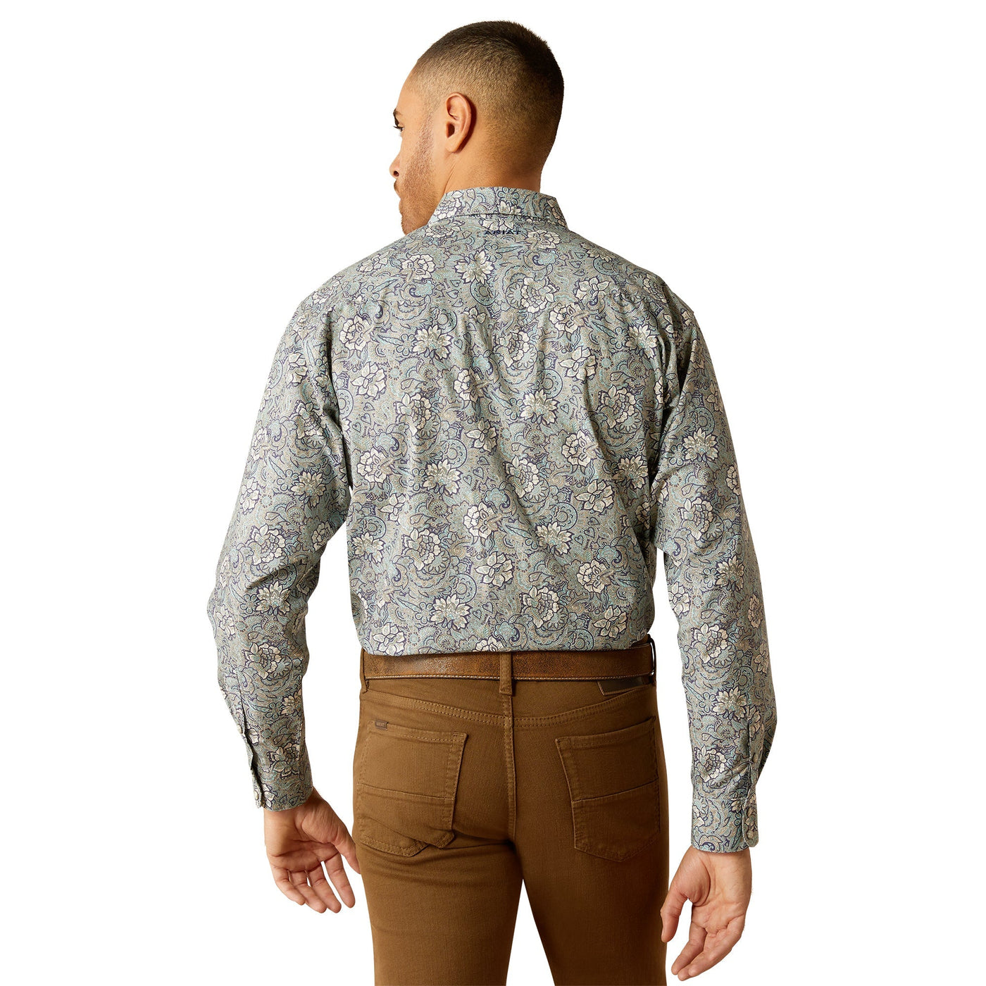 Ariat MNS Rocky Snap LS Khaki 10052620 - Southern Soule Designs