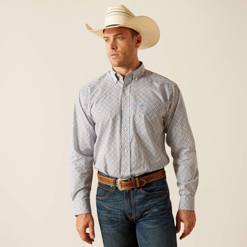 Ariat MNS Ronald LS Blue 10051513 - Southern Soule Designs