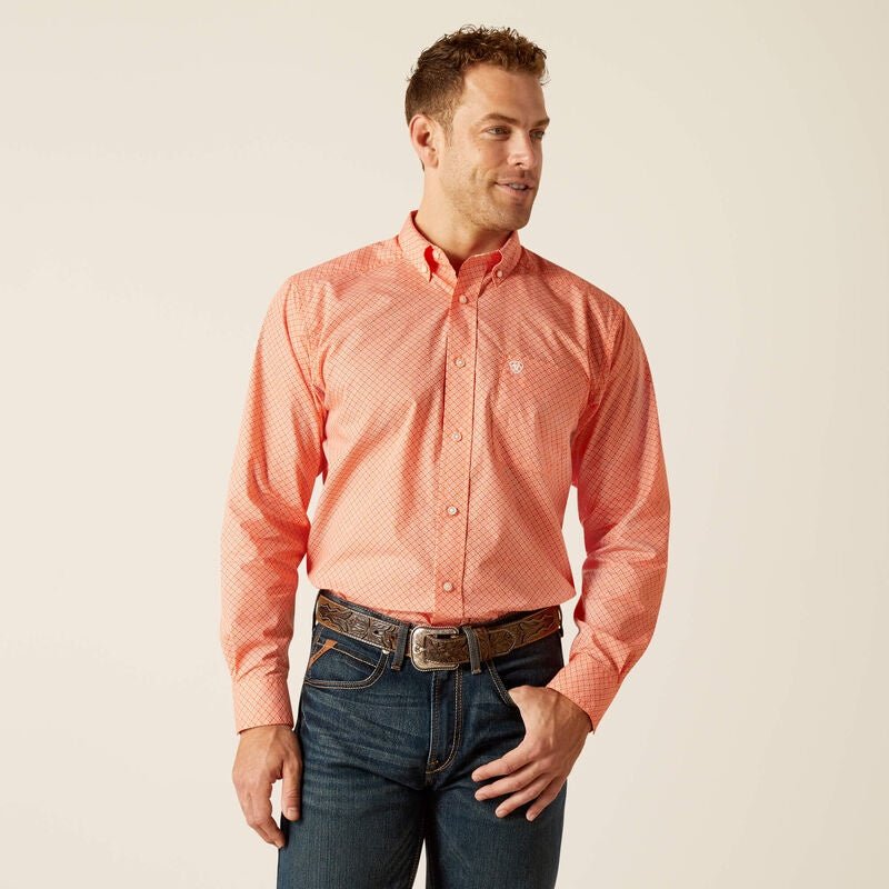 Ariat MNS Rory LS Orange 10051514 - Southern Soule Designs